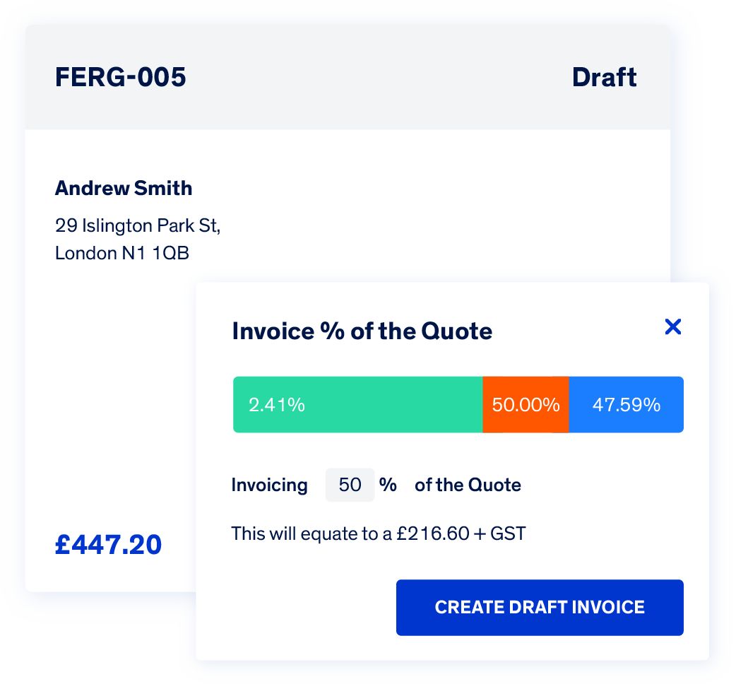 invoicing for big jobs