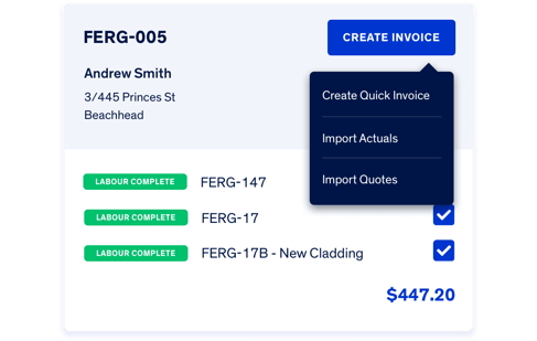 send invoices on the go